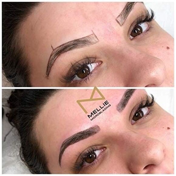 Mellie Microblading Pigment Medium Brown 10 ml/.35 fl oz No Mixing Long Lasting - Picture 4 of 9